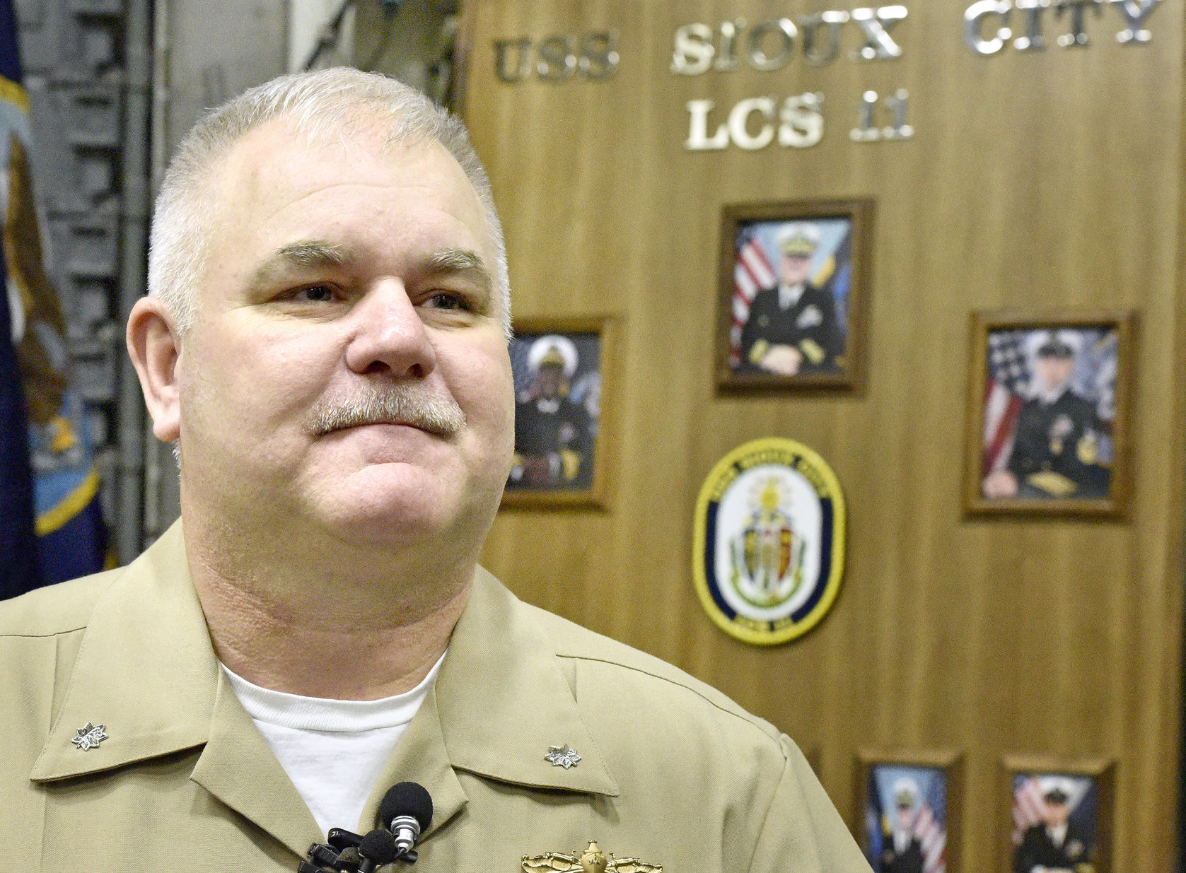 USS Sioux City commissioning tour